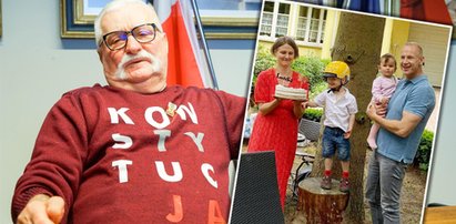 Piękna uroczystość u Wałęsów. Helenka i jej tata świętowali urodziny. Na przyjęciu zabrakło dziadka Lecha