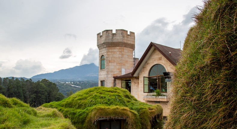 The Bambuda Castle property features both tiny homes, shared rooms, and cabins. Monica Humphries/Business Insider