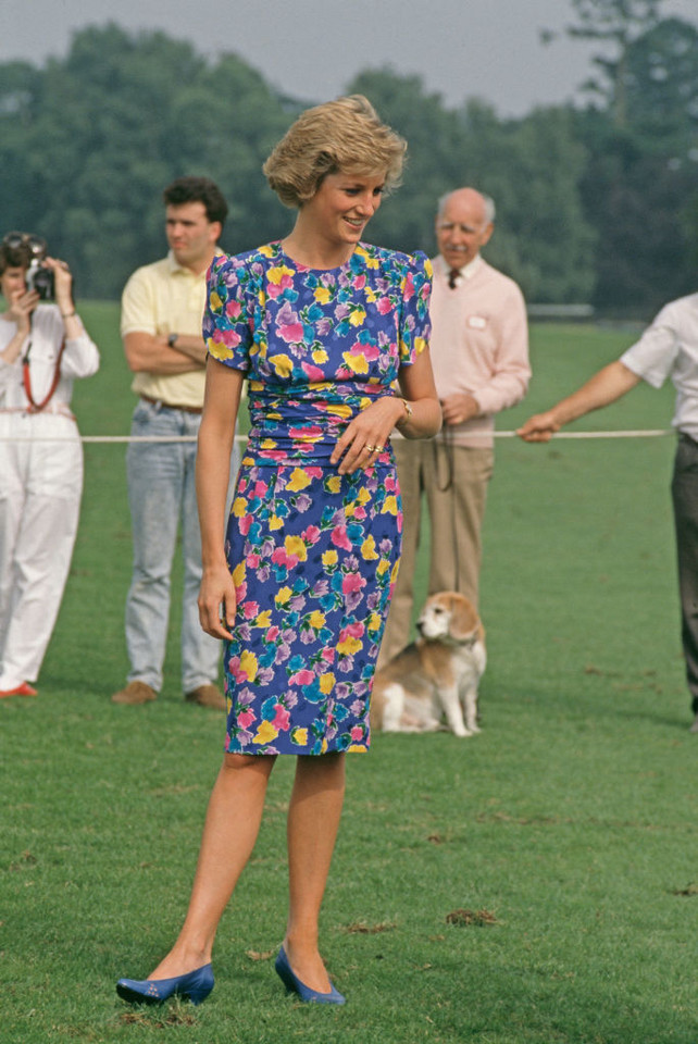 Księżna Diana na meczu polo w 1988 r.