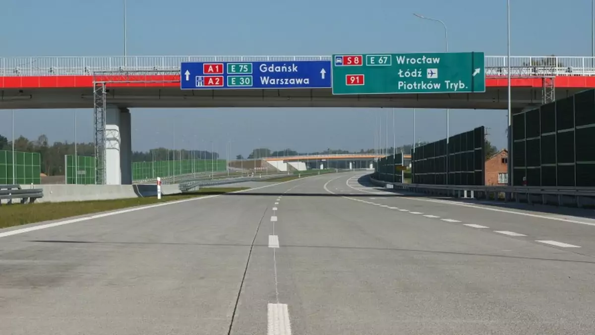 A1 - węzeł Łódź Południe