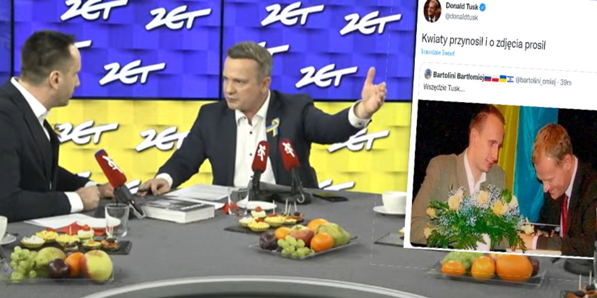 Wojna w Ukrainie. Janusz Kowalski wyrzucony ze studia. Tusk komentuje - Wiadomości