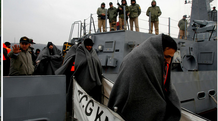 A görögök napi százszámra vitték vissza a Törökországból hozzájuk menekült külföldieket / Fotó: AFP