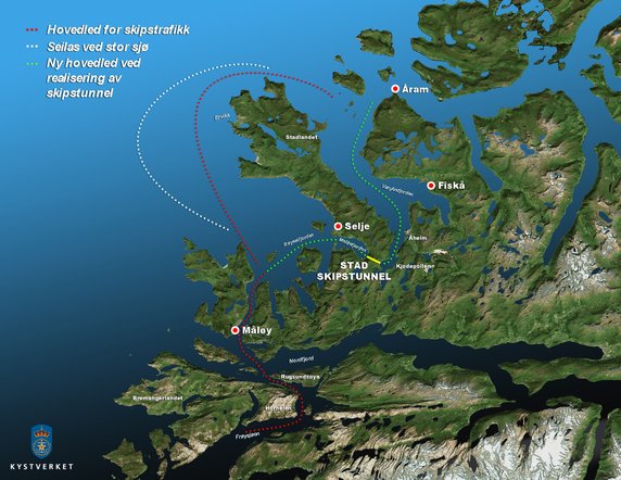 W Norwegii powstanie pierwszy na świecie tunel dla statków 