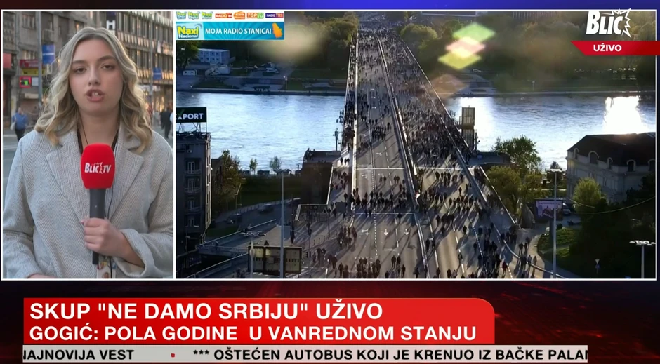 Tijana Vučinović, uključenje sa Zelenog venca