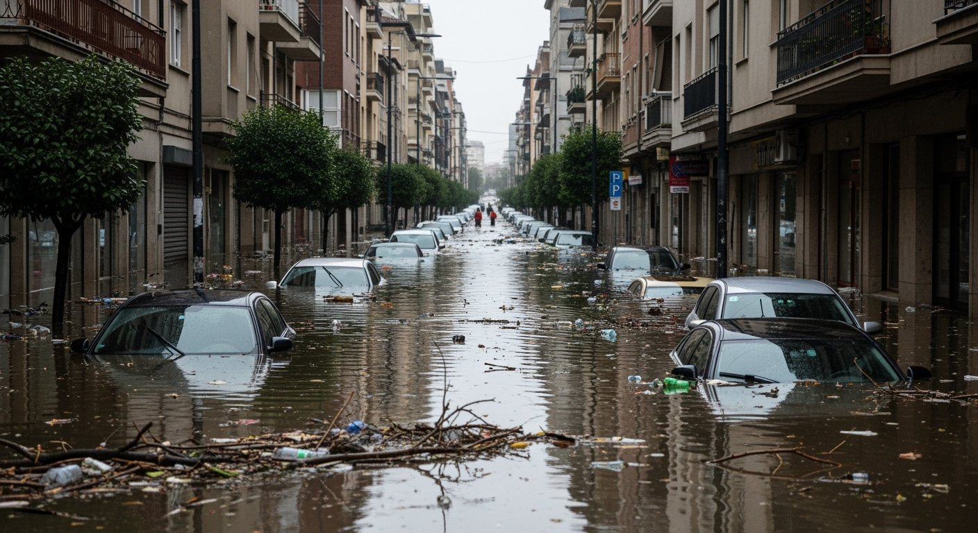 Málaga sous les eaux : 339 incidents, mais aucune victime