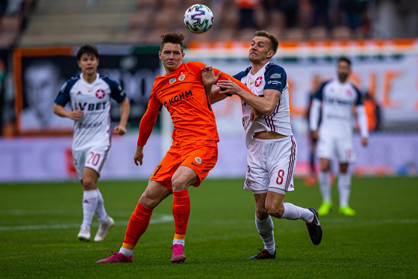 Pilka nozna. PKO Ekstraklasa. Zaglebie Lubin - Wisla Krakow. 16.02.2020