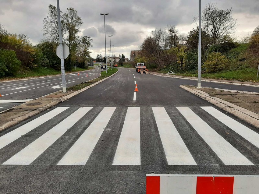 Radovi na uređenju putne infrastrukture u Novom Sadu