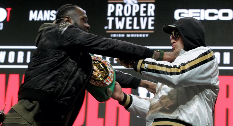 Deontay Wilder and Tyson Fury race war