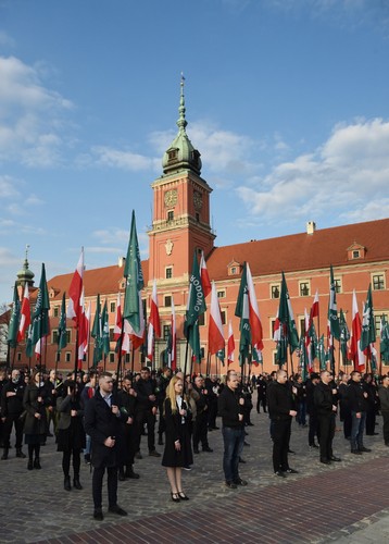 Rocznicowy marsz ONR i kontrdemonstracja Obywateli RP