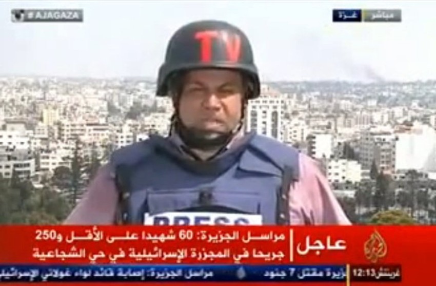 Reporter Al Džazire u prenosu iz Gaze