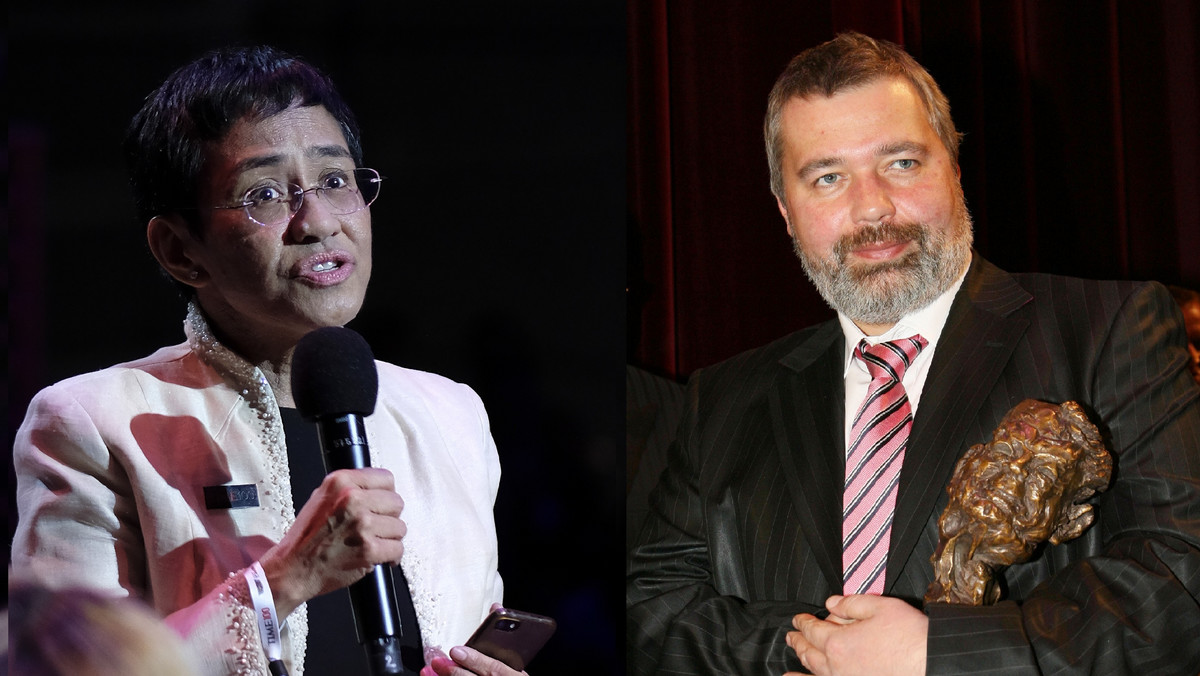 Pokojowa Nagroda Nobla. Laureatami dziennikarze Maria Ressa i Dimitrij Muratow