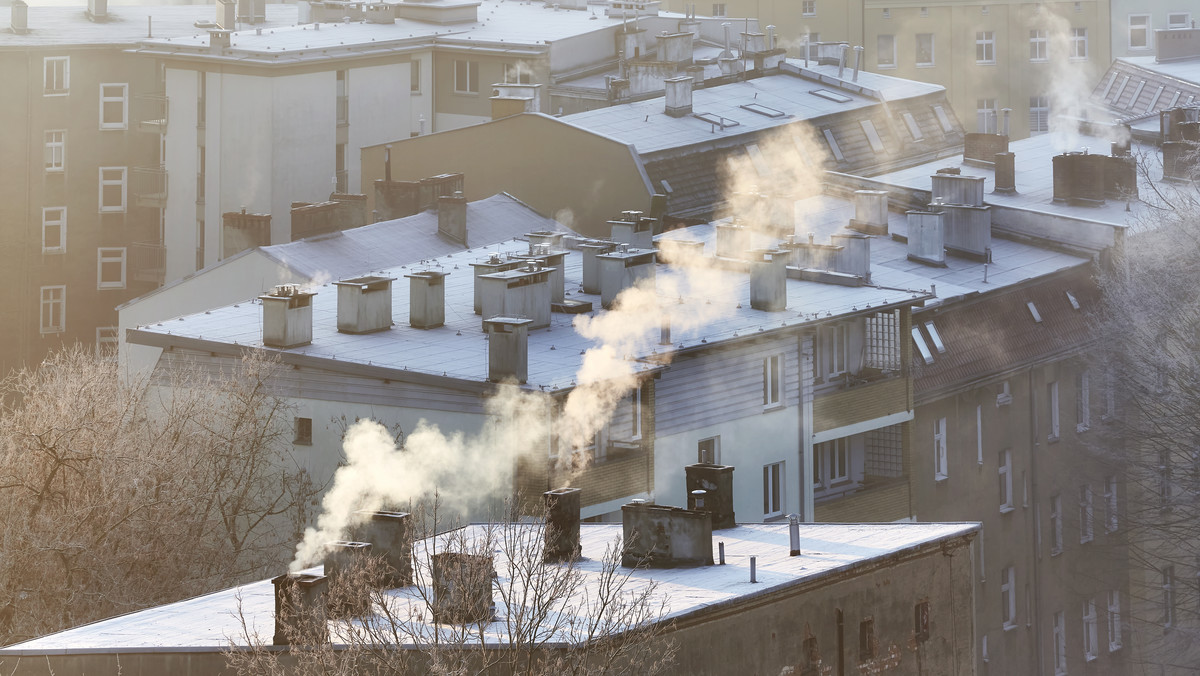 Smog w mieście Opole - poniedziałek 28 stycznia
