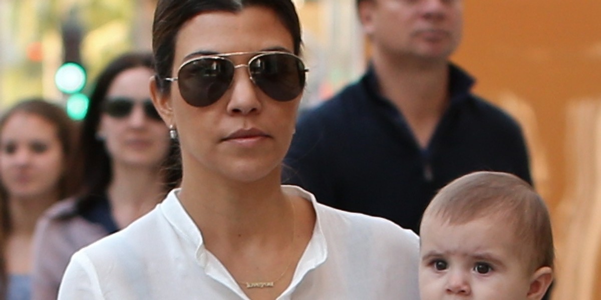 Kourtney Kardashian z córka Penelope