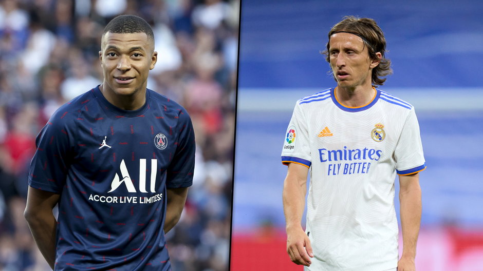 Kylian Mbappe i Luka Modrić