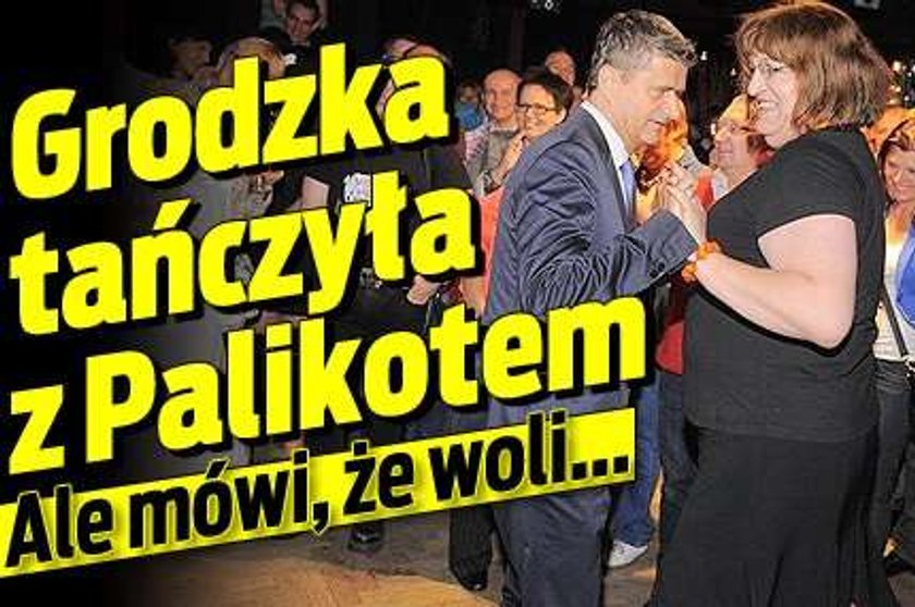 Grodzka tańczyła z Palikotem. Ale mówi, że woli...