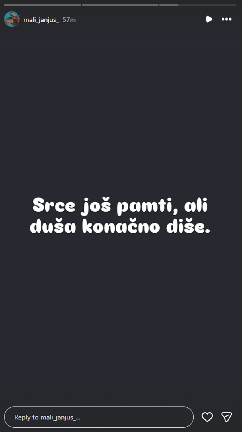 Janjuš se snima dok radi novu tetovažu, zaintrigirao porukom: Srce još pamti