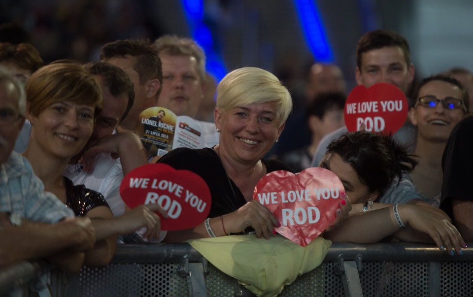 ŁÓDŹ ROD STEWART KONCERT (publiczność)