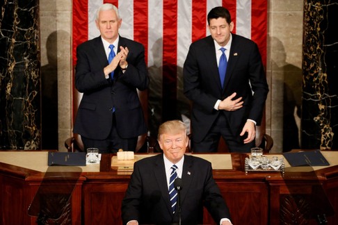 U.S. President Trump addresses Joint Session of Congress