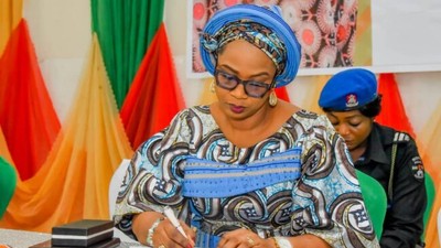 Wife of Ekiti State Governor, Dr Olayemi Oyebanji. [Leadership]