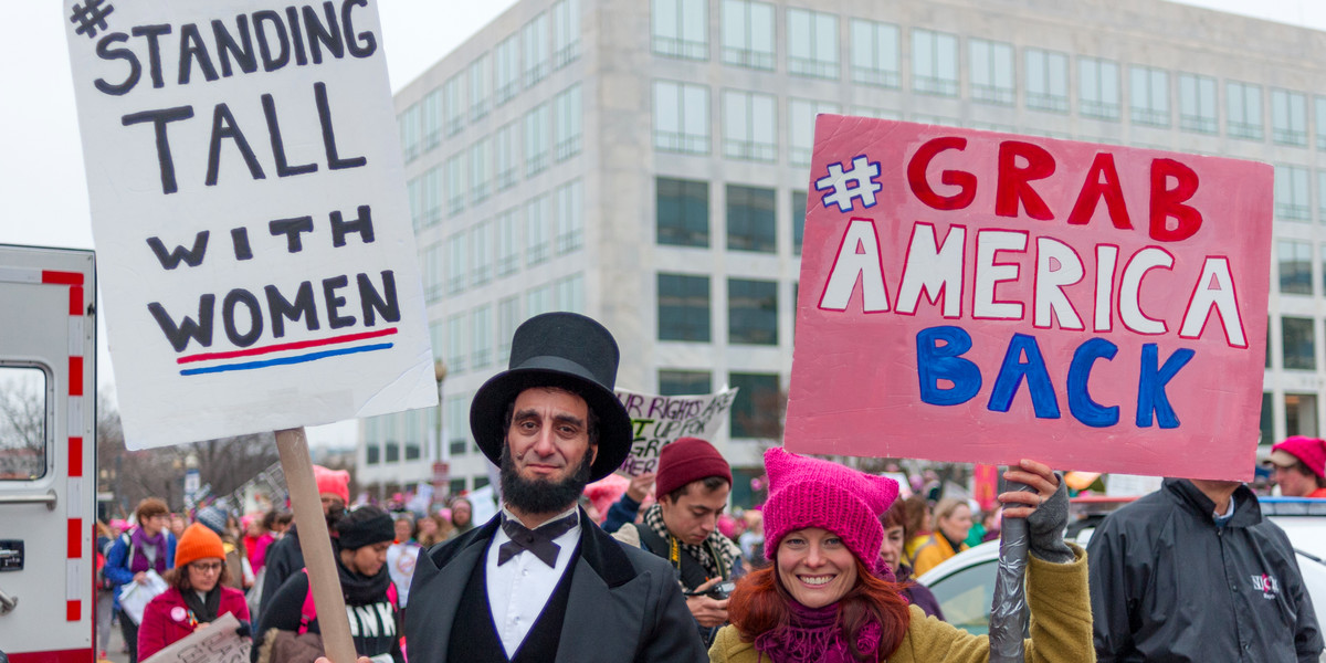 53 of the most eye-catching protest signs we saw at the Women's March on Washington