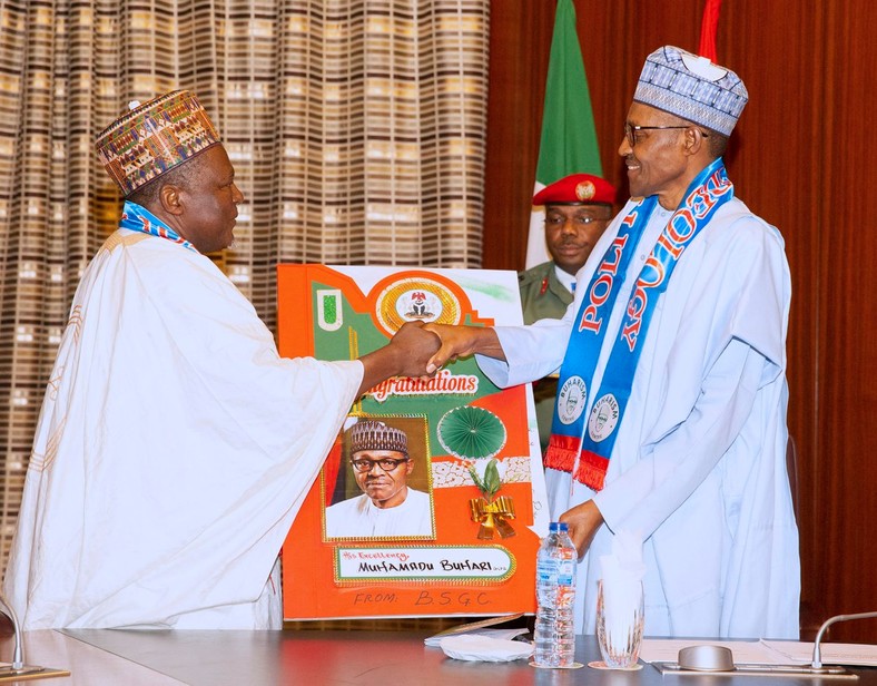 President Muhammadu Buhari [Twitter/@AsoRock] 