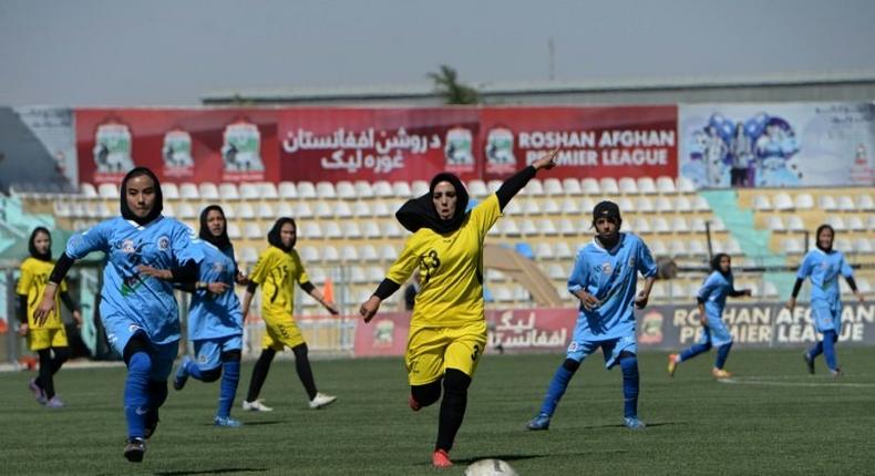 Afghanistan launched its first all-women's football league four years ago but in 2017 the female teams were sidelined by a lack of funding