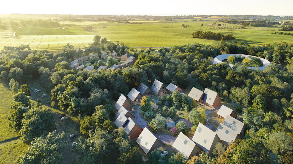 Nowe osiedle "Naturbyen" w Danii. Zaprojektowało je studio EFFEKT