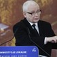 Prezes PiS Jarosław Kaczyński podczas wystąpienia w Janowie Lubelskim