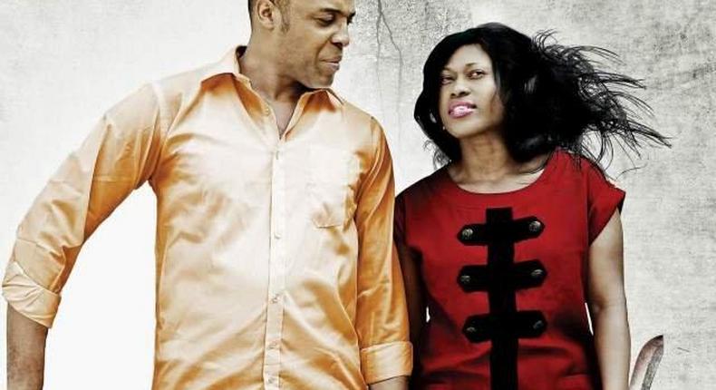 Uche Jombo and Kalu Ikeagwu in Damage 