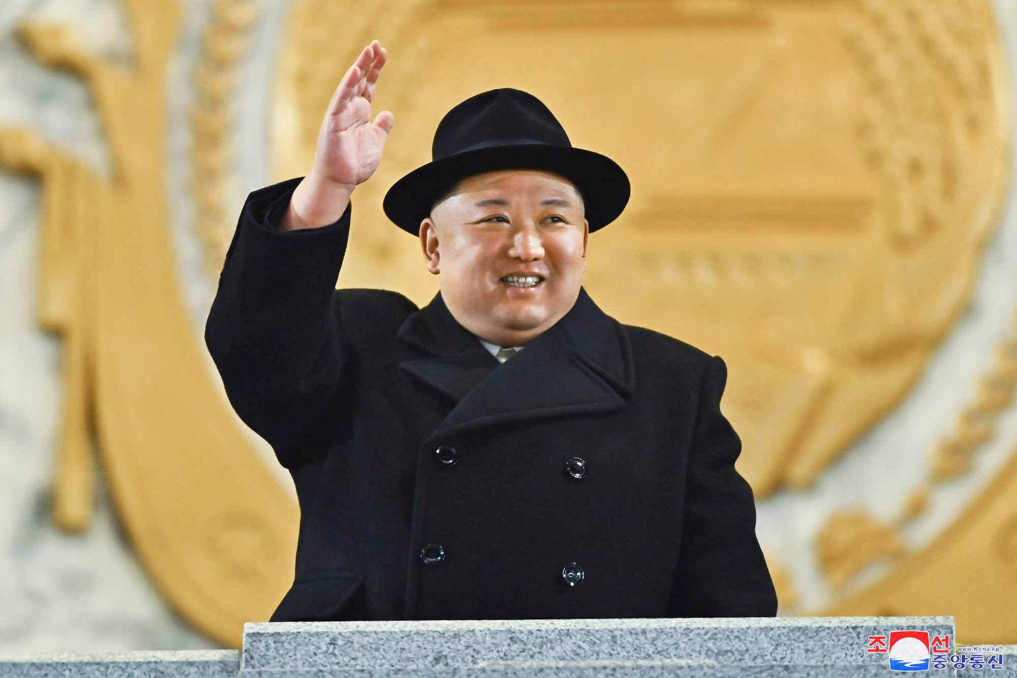 Tamojší vodca Kim Čong-un.