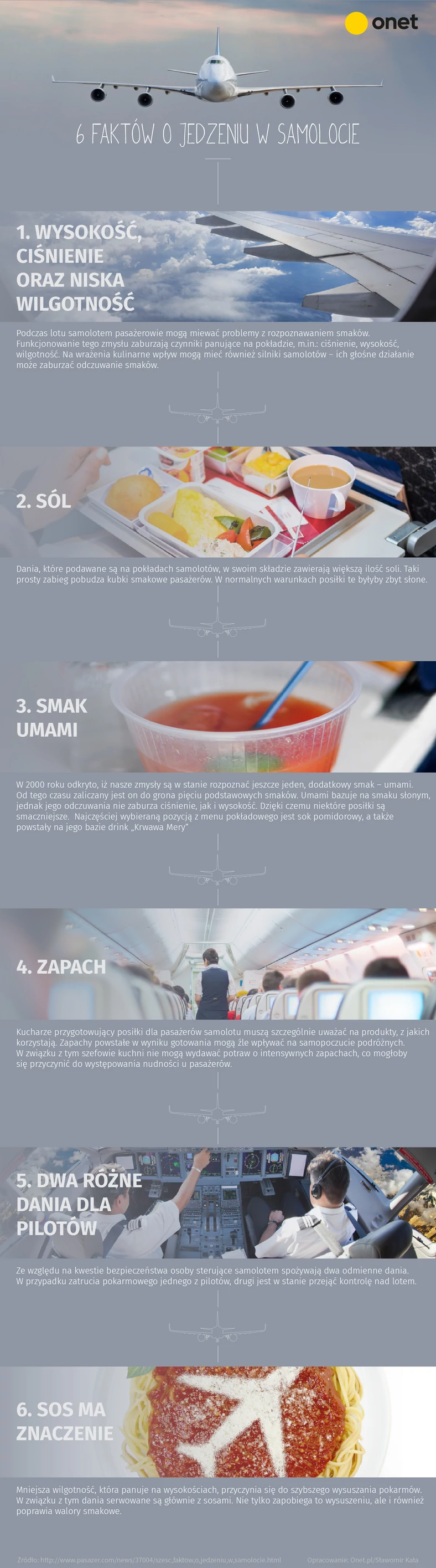 6 faktów o jedzeniu w samolocie