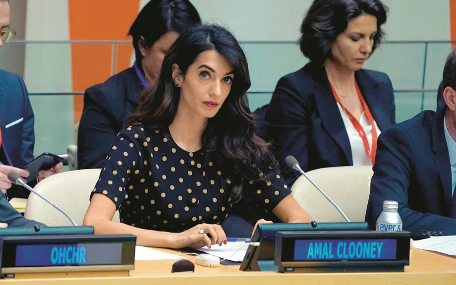 Amal Clooney przypomina, że ONZ nie może być obojętna na zbrodnie w Ukrainie.