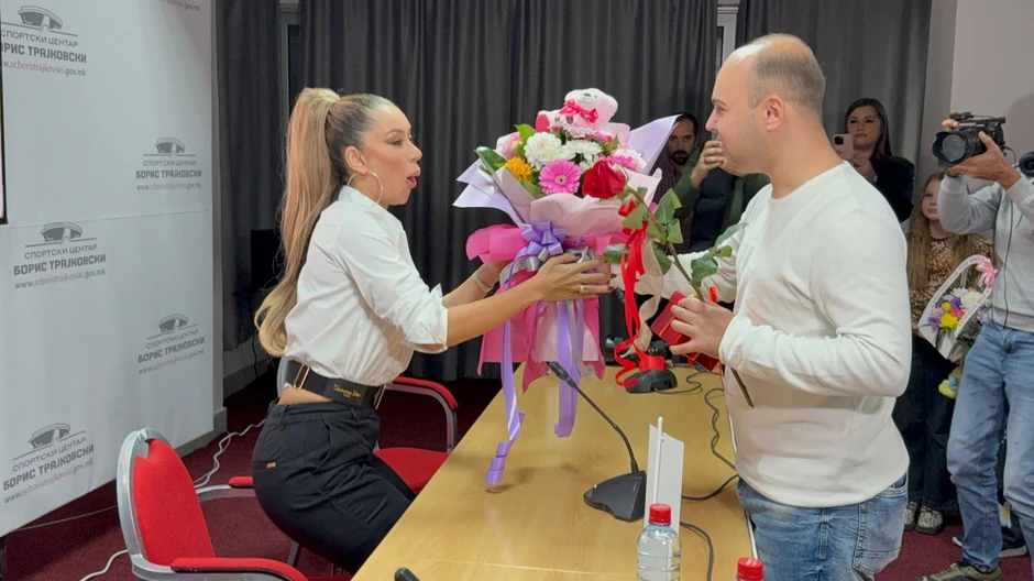 Tea Tairović pred koncert u Skoplju