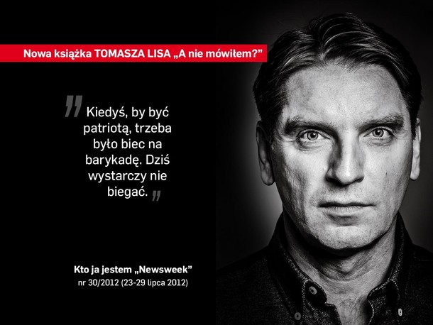 „A nie mówiłem Nowa książka Tomasza Lisa 