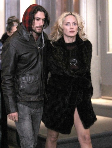Sharon Stone i Martin Mica