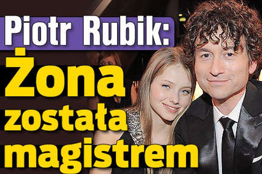 Żona Rubika została magistrem