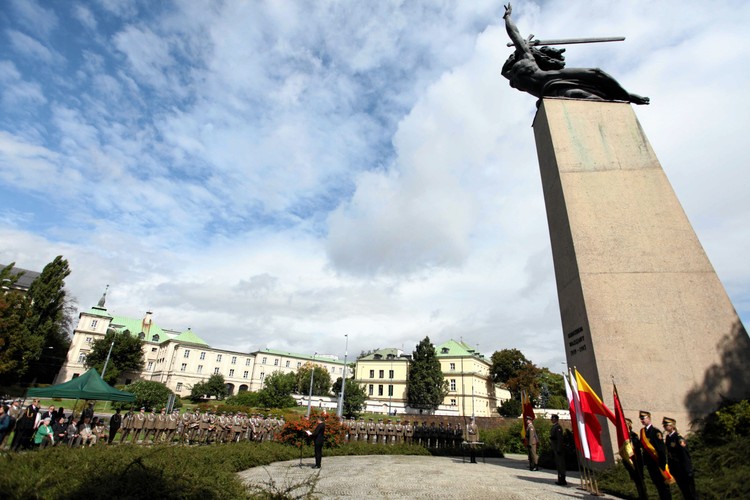 Uroczystosci z okazji obchodow 74. rocznicy wybuchu II wojny