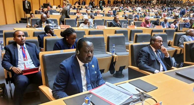 Uhuru accompanies Raila in his first international event after AU job