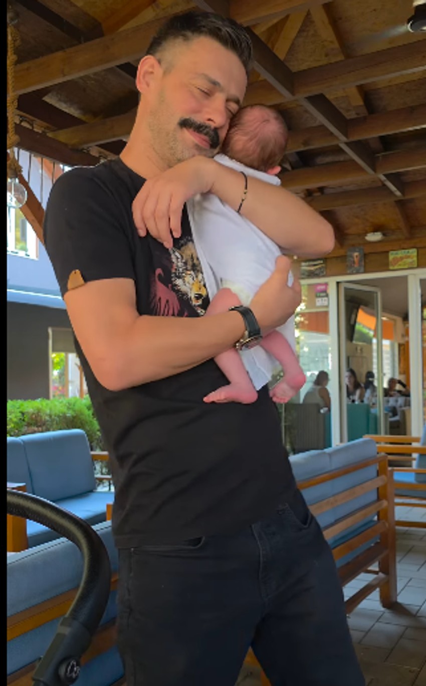 Milan Vasić sa sinom