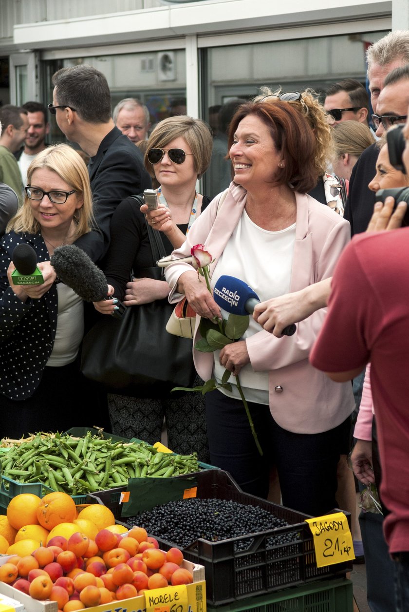 Szydło i Kidawa-Błońska na targach