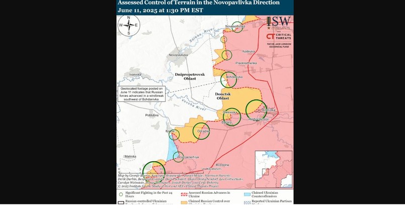 Sytuacja militarna wokół Nowopawliwki