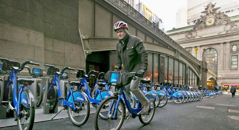 Citi Bike New York Lyft Grand Central