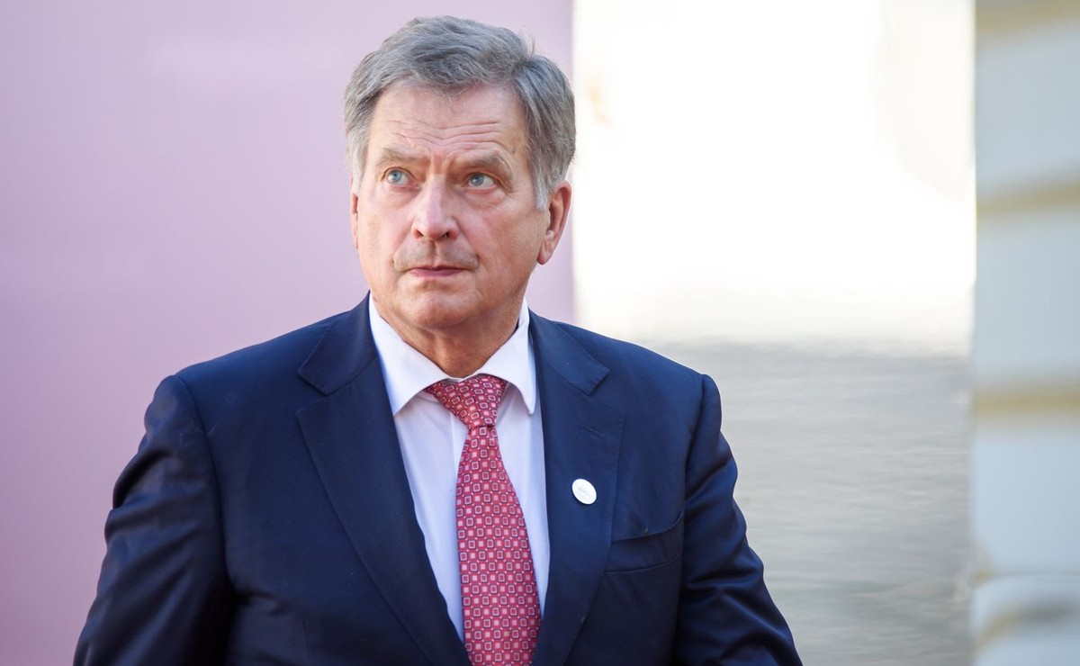 Prezydent Finlandii Sauli Väinämö Niinistö