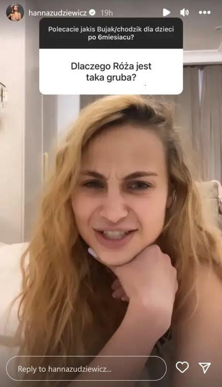 Hanna Żudziewicz na Instagramie
