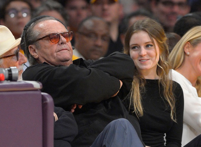 Lorraine Nicholson z ojcem Jackiem – kwiecień 2013 roku