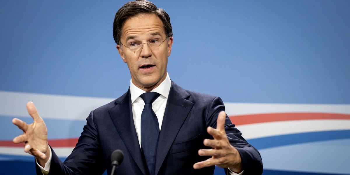 Premier Holandii, Mark Rutte.