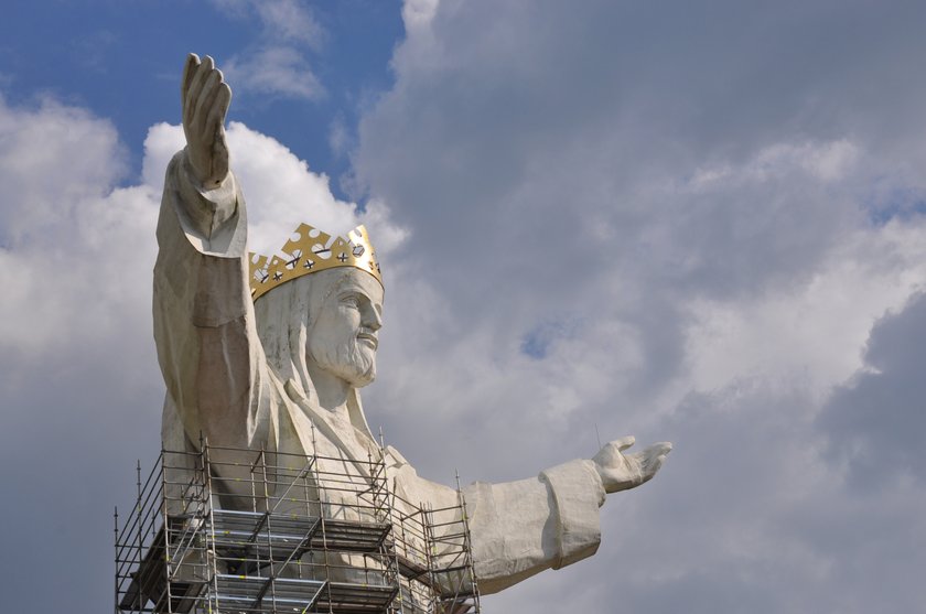 W Świebodzinie znajduje się 36 metrowy pomnik Jezusa 