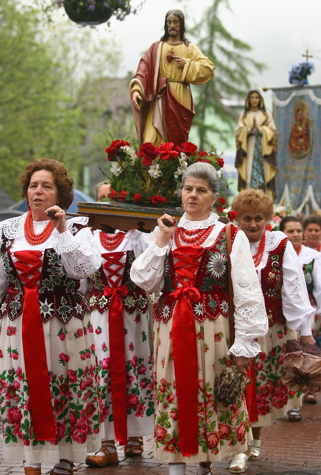 ZAKOPANE BOŻE CIAŁO PROCESJA