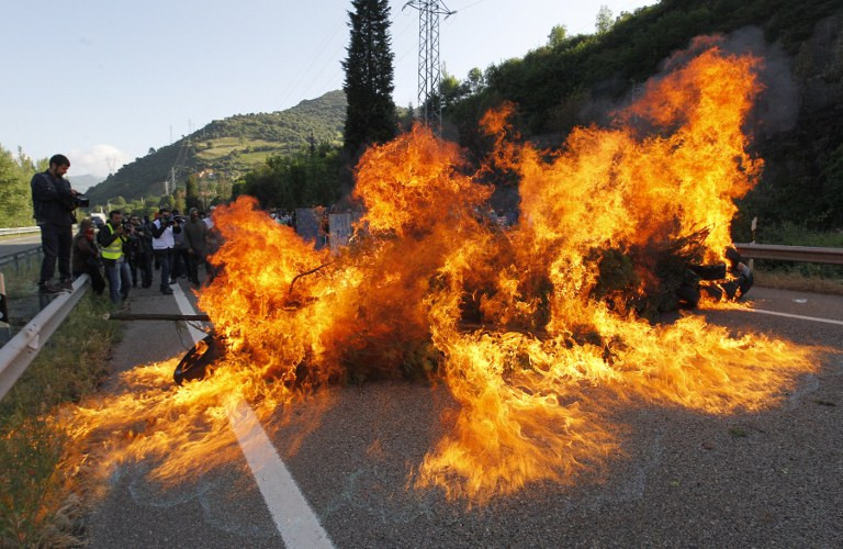 Protesty w Hiszpanii