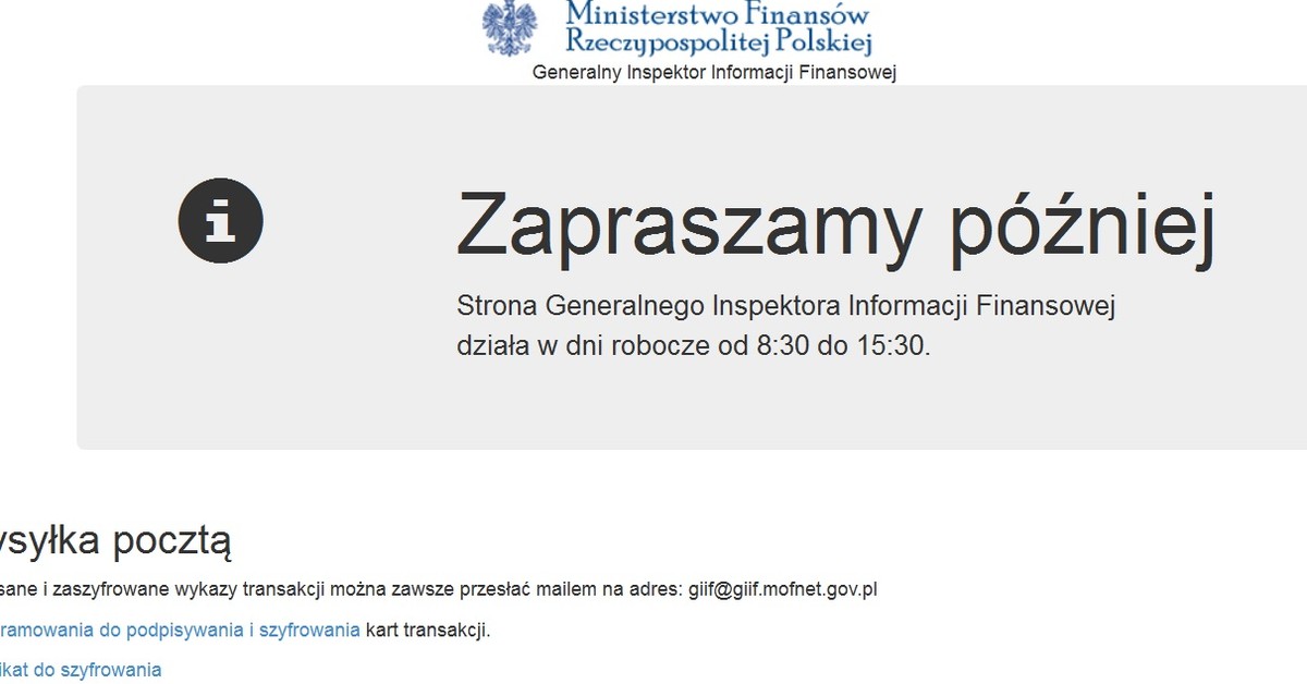 GIIF ukarał GIIF za naruszenie przepisów o przeciwdziałaniu praniu pieniędzy i finansowaniu terroryzmu
